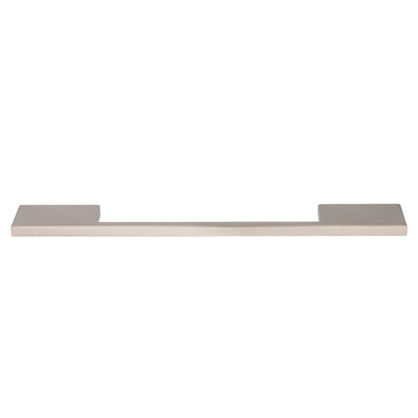 South Main Hardware Wide Modern Die Cast Cabinet Handle, 6.3" center to center, Satin Nickel, 10PK SH198-SN-10 - main